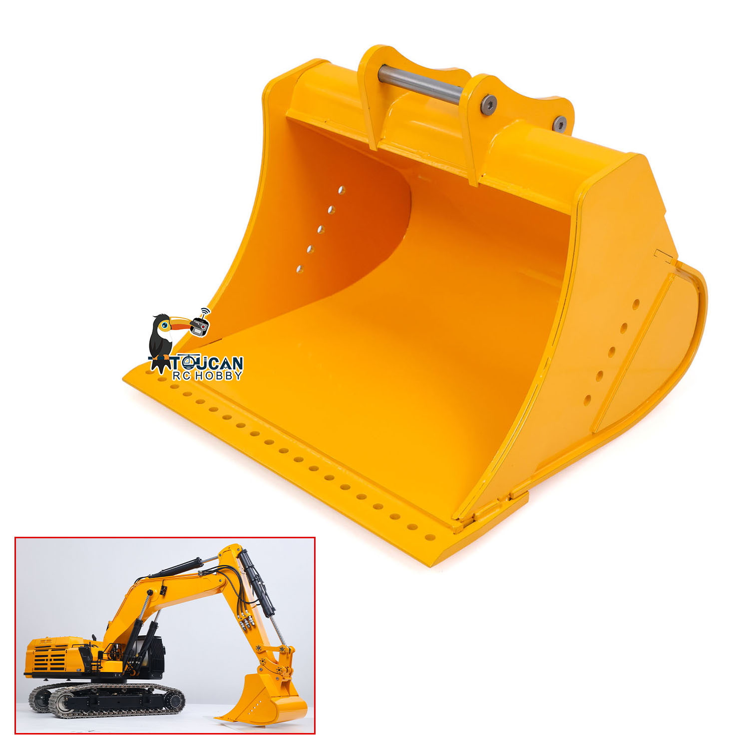 Rc Hobby Grade Excavator - ถังเกรดโลหะสำหรับรถ RC ขนาด 1/12 รถขุดไฮดรอลิกบังคับวิทยุ รุ่น