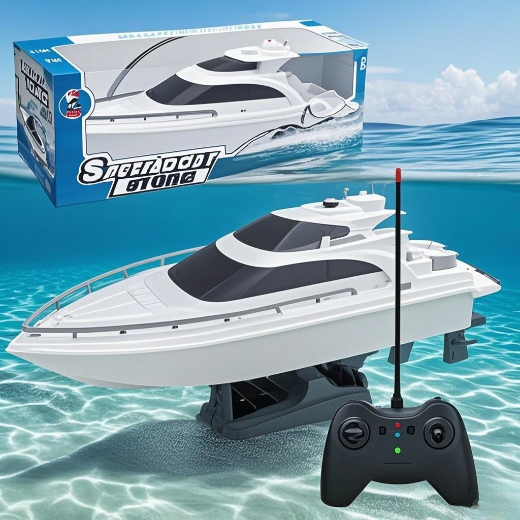 Rc Hobby Grade Boat - RC เรือของเล่นความเร็วสูงสําหรับชายกันน้ําไฟฟ้ามินิเรือที่มีประสิทธิภาพรีโมทคอนโทรลเรือใบเรือสําหรับผู้ใหญ่ Water Play