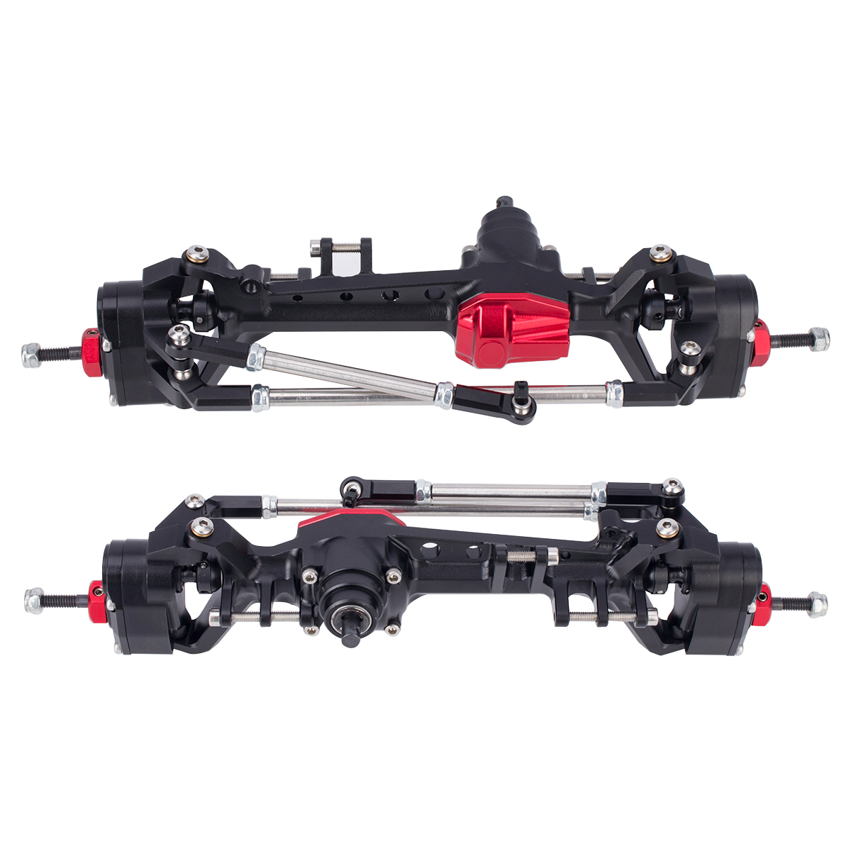 Rc Hobby Room - CNC อลูมิเนียม SCX10 III ด้านหน้าด้านหลัง Portal