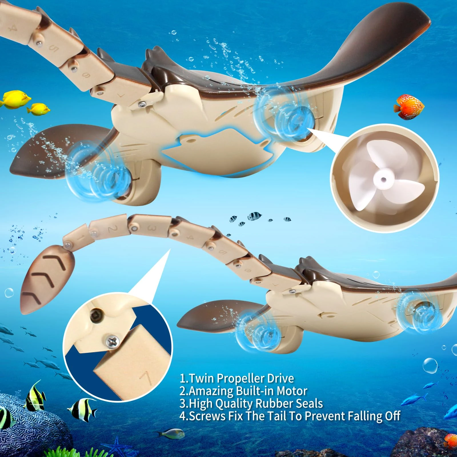 เรือฉลามบังคับวิทยุ 2.4G สำหรั - Rc Hobby Grade Boat บทวิจารณ์และราคา