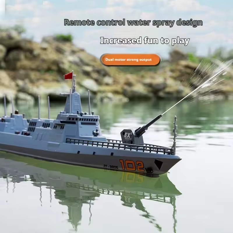 เรือพิฆาต RC ความเร็วสูงรุ่นให - Rc Hobby Grade Boat บทวิจารณ์และราคา